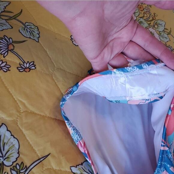 Hurley tropical floral bikini moderate coverage plus size 1X, 2X, 3X NEW - Picture 6 of 12